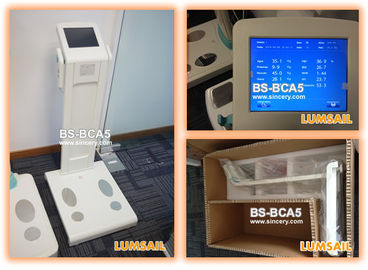 Machine d'analyseur de l'analyseur de composition en corps humain BMI avec 8 points de contact