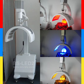 Machine du salon de beauté LED Phototherapy avec la lumière rouge et bleue pour le rajeunissement de peau