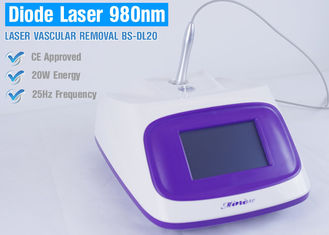 Machine portative de retrait de laser de l'écran tactile 980nm pour des veines variqueuses/traitement d'acné