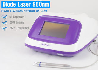 Machine portative de retrait de laser de l'écran tactile 980nm pour des veines variqueuses/traitement d'acné