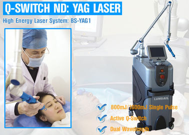 Machine à commutation de Q de laser de ND YAG de Pico de machine multifonctionnelle de laser pour le retrait de tache de rousseur de tatouage