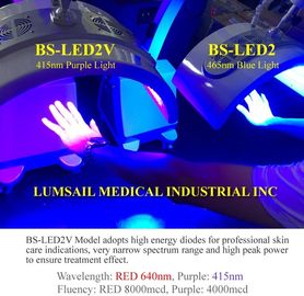 415nm lumière pourpre PDT de machine de la longueur d'onde LED Phototherapy pour le traitement d'acné