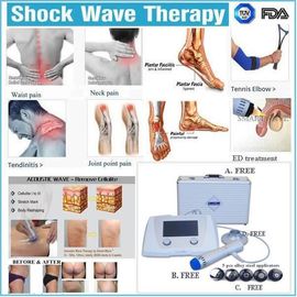Excellente machine de thérapie d'onde de choc du soulagement de douleurs de dos ESWT, machine de physiothérapie d'onde de choc