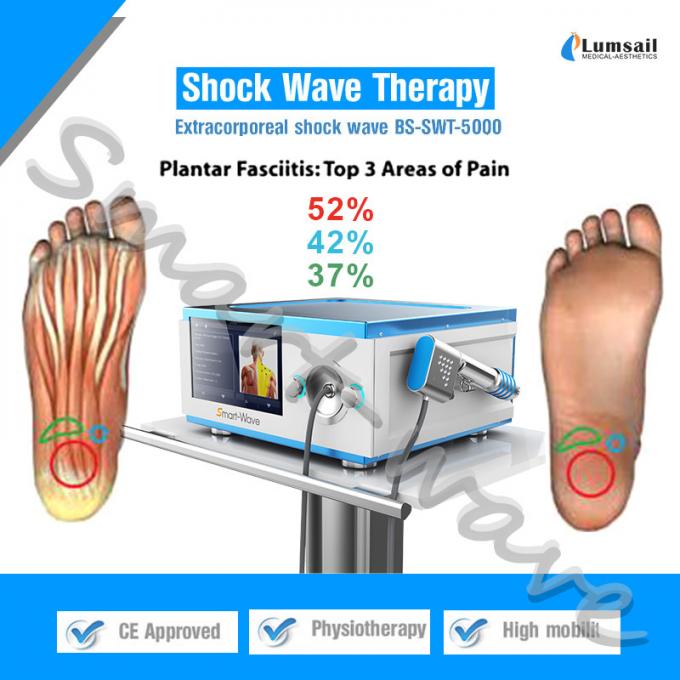 Onde choc extracorporeal de soins du pied d'équipement de thérapie d'onde choc d'onde choc de soulagement de la douleur électromagnétique de thérapie