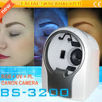 Cheveux/machine faciale de scanner de peau, dispositif d'analyse de peau pour la beauté/usage de clinique