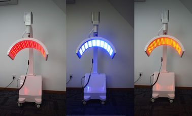 Machine du salon de beauté LED Phototherapy avec la lumière rouge et bleue pour le rajeunissement de peau