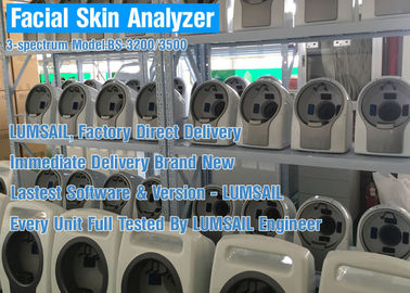 Automatique - poids léger de machine d'analyse de peau d'analyse avec le système UV de voix