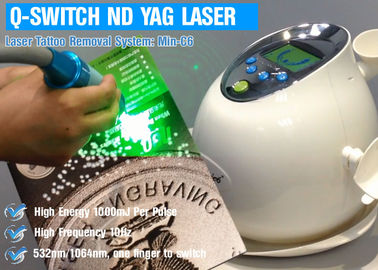 Traitement de refroidissement eau-air de laser de ND YAG pour l'épilation/enlèvement de pigmentation