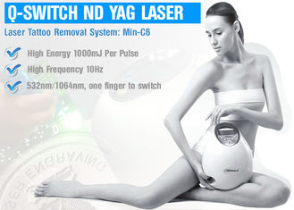 Laser à commutation de Q de ND YAG de machine de laser de Pico de traitement de peau pour la pigmentation