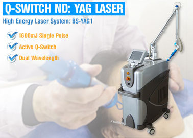 Machine à commutation de Q puissante de laser de ND YAG Pico pour la pigmentation avec le traitement 1064 de laser 