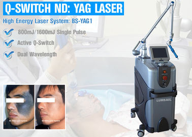 Machine à commutation de Q puissante de laser de ND YAG Pico pour la pigmentation avec le traitement 1064 de laser 