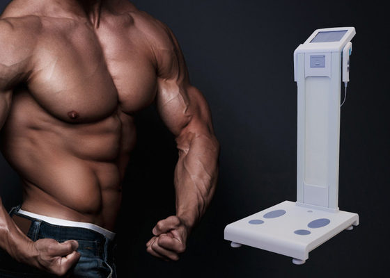 Machine d'analyseur de l'analyseur de composition en corps humain BMI avec 8 points de contact