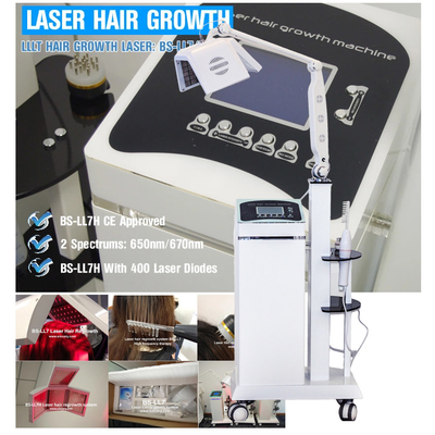Machine croissante de cheveux tenus dans la main de sonde de dispositif de recroissance de cheveux de laser de diode pour le salon de coiffure